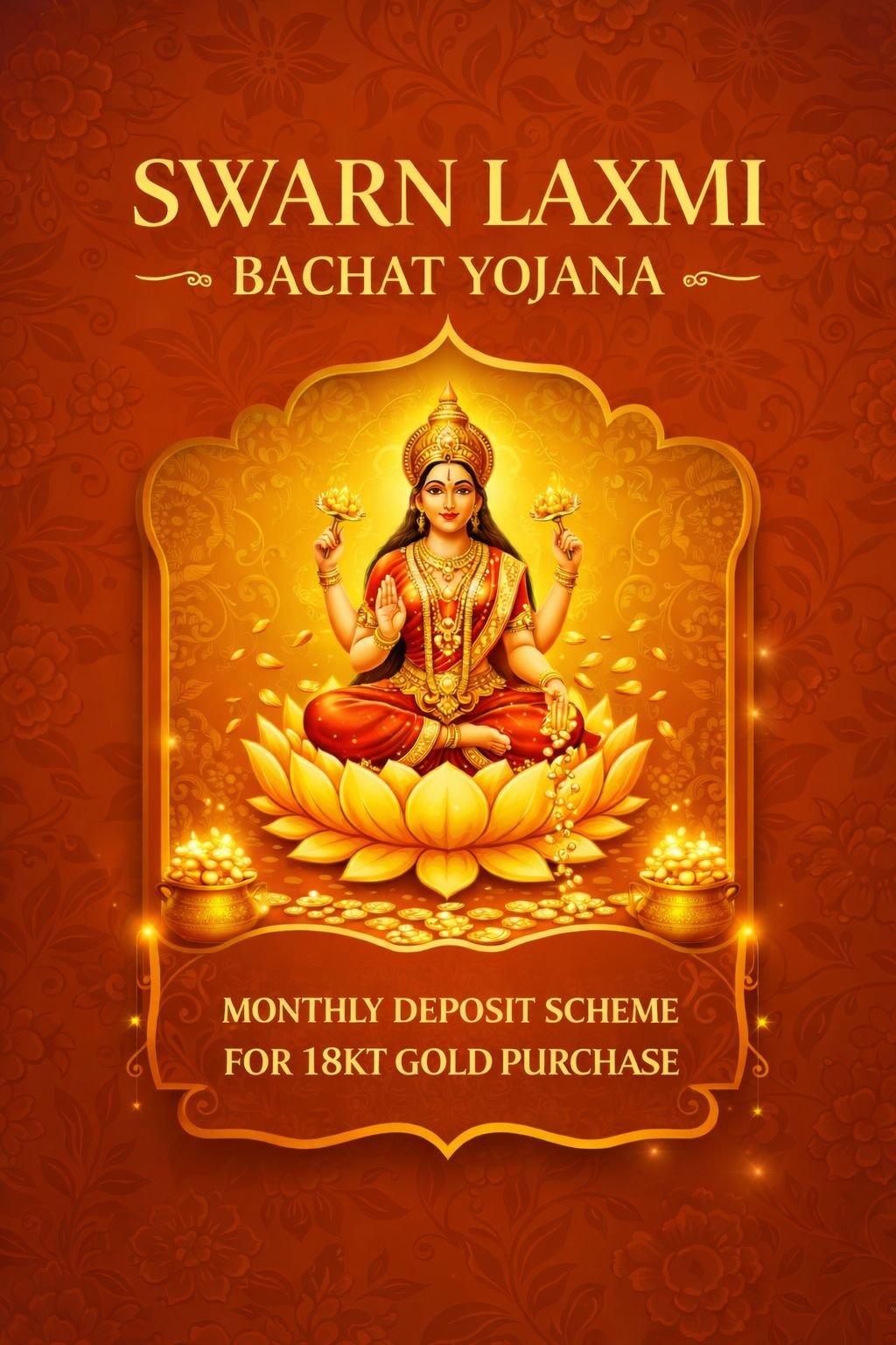 Swarn Laxmi Bachat Yojana 18KT - Monthly Deposit Scheme for 18KT Gold by JMD Jewellers