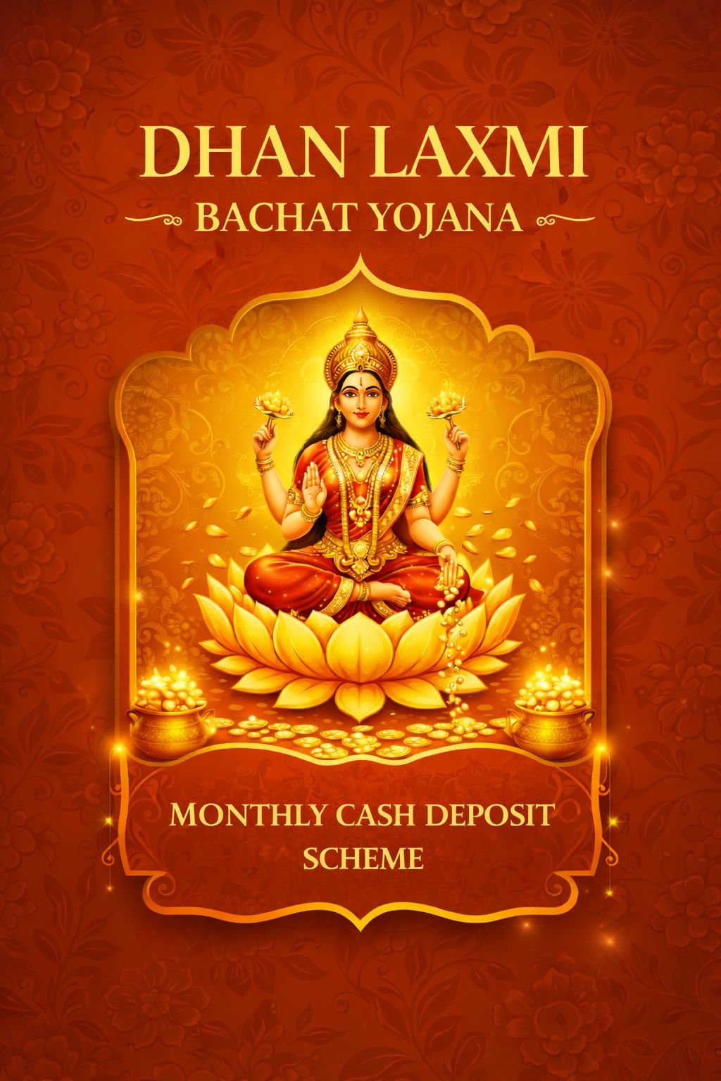 Dhan Laxmi Bachat Yojana - Monthly Cash Deposit Scheme by JMD Jewellers