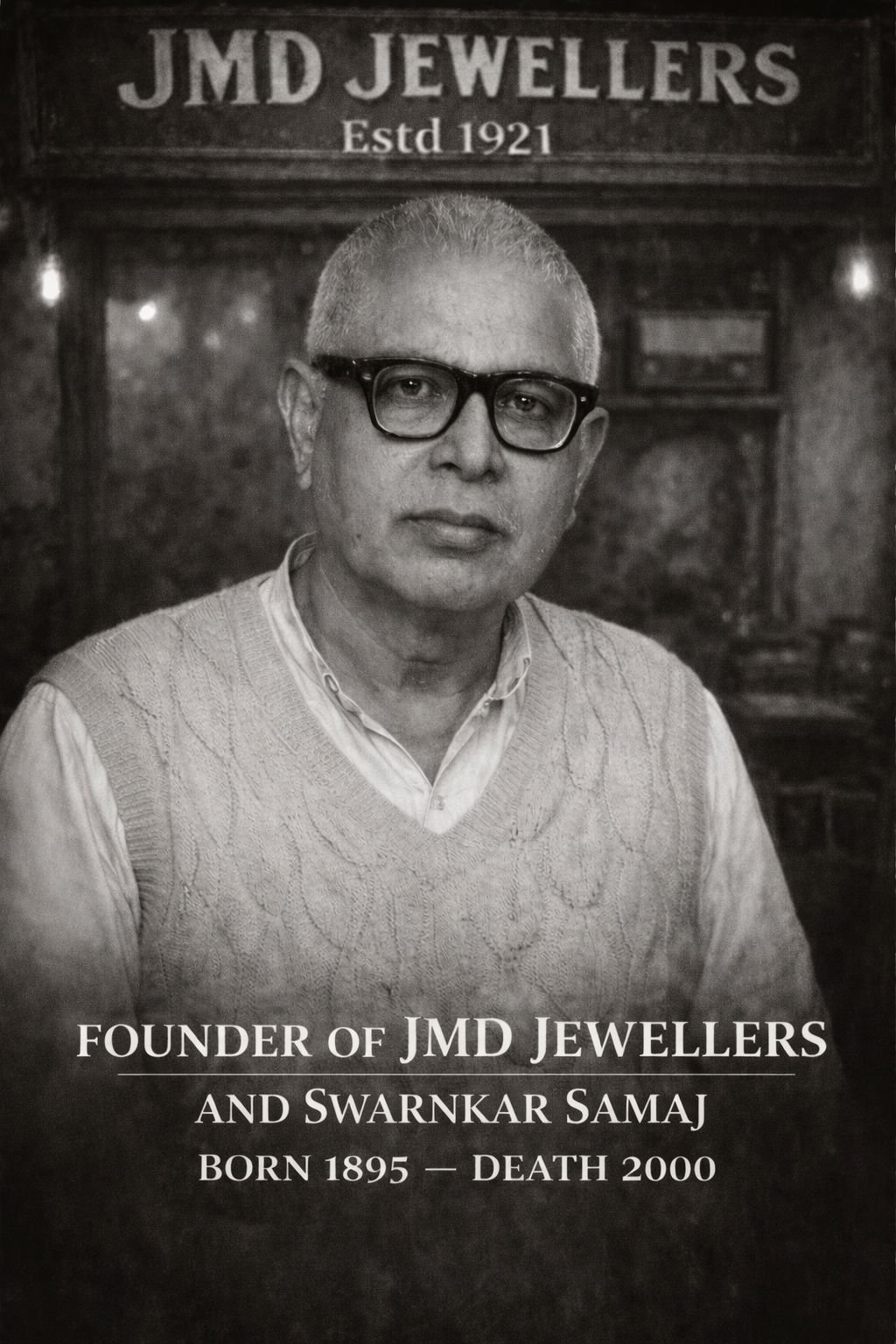 Late Shri Moti Lal Soni - Founder of JMD Jewellers (1895-2000)