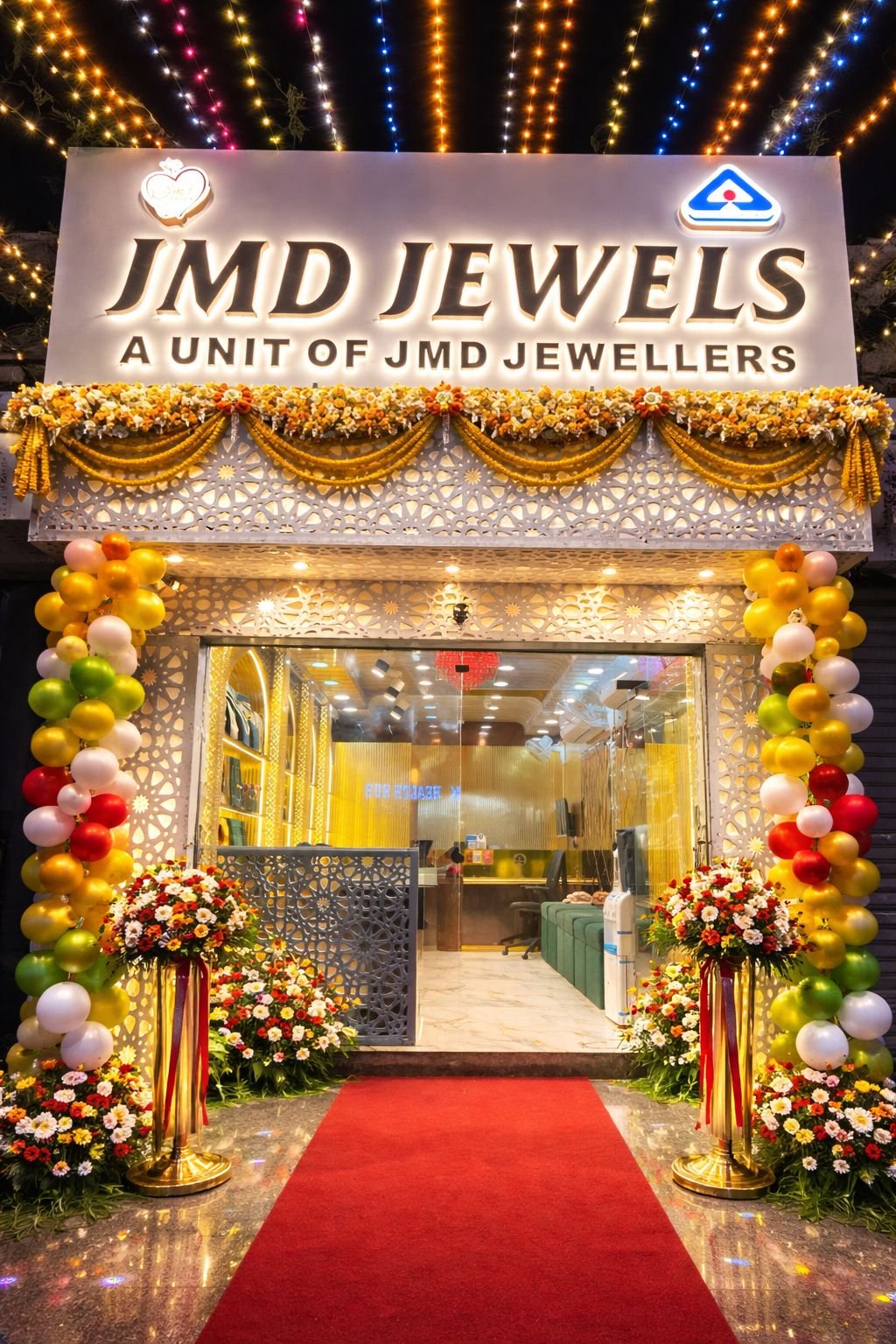JMD Jewellers showroom today — modern store presentation