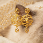 TURKISH FLORAL EARRING 22KT