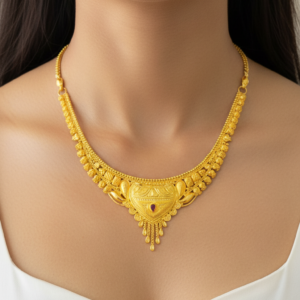 Exquisite Lightweight Gold Necklace