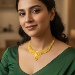 Exquisite Lightweight Gold Necklace