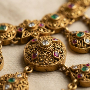 Royal Antique Gold Necklace Set